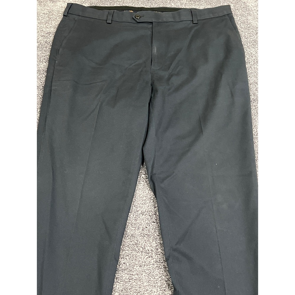Brooks Brothers Milano Advantage Chino Pants Navy Blue W38 L34 Slim Fit Stretch